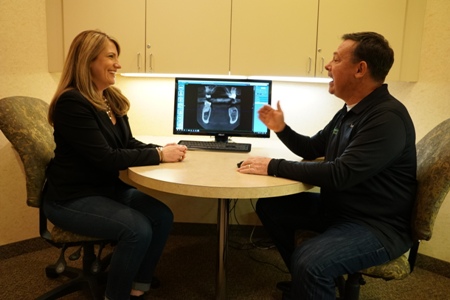dental implant consultation with Dr. Joseph O'Leary